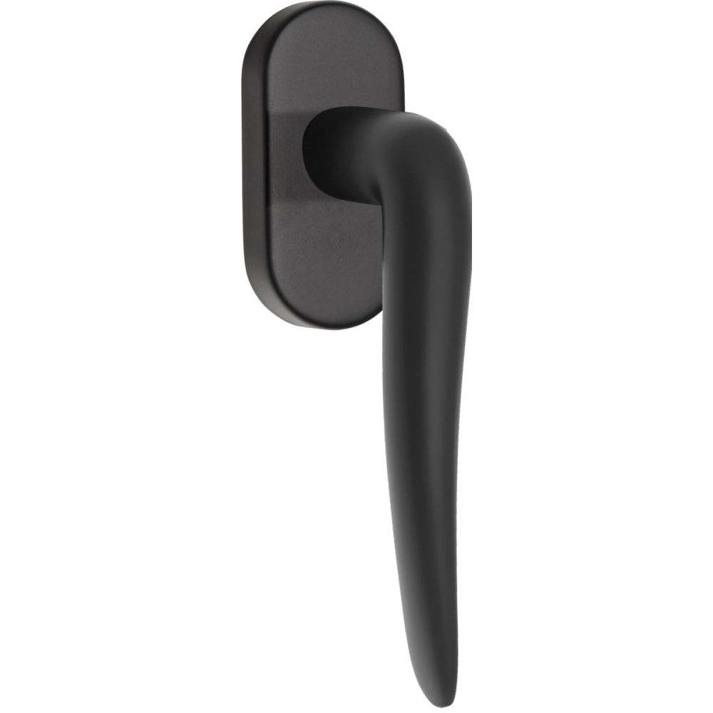 Draaikiepgarnituur BASICS LB20-DK-O niet afsluitbaar rechtsdraaiend - mat zwart