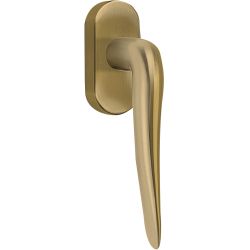 Draaikiepgarnituur BASICS LB20-DK-O niet afsluitbaar linksdraaiend - PVD mat goud