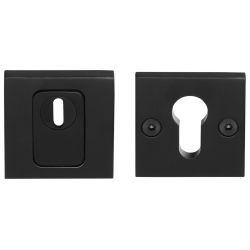 Formani Basics BSQVEIL-KT veiligheidscilinderrozet massief kerntrekbeveiliging SKG*** - mat zwart