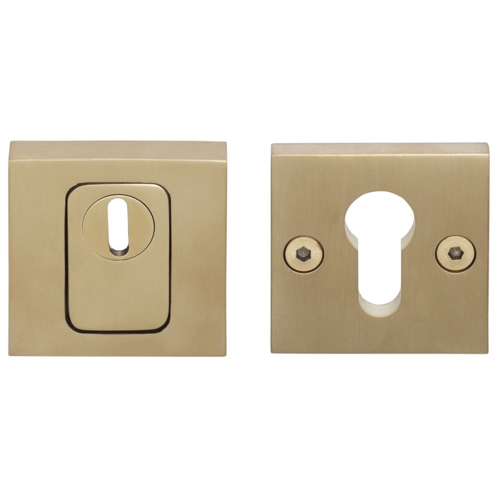 Formani Basics BSQVEIL-KT veiligheidscilinderrozet massief kerntrekbeveiliging SKG*** - PVD mat goud