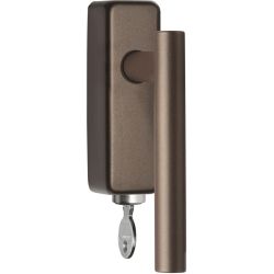 Draaikiepgarnituur BASICS LB7-DKLOCK-O afsluitbaar - brons