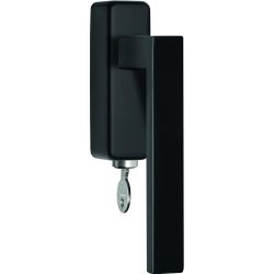 Draaikiepgarnituur BASICS BSQ2-DKLOCK-O afsluitbaar - mat zwart