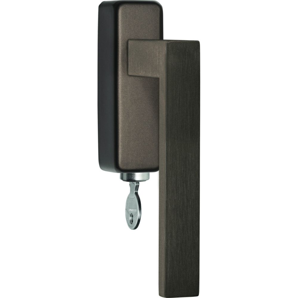 Draaikiepgarnituur BASICS BSQ2-DKLOCK-O afsluitbaar - brons