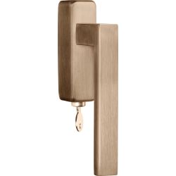 Draaikiepgarnituur BASICS BSQ2-DKLOCK-O afsluitbaar - PVD licht brons