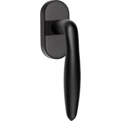 Draaikiepgarnituur BASICS LB18-DK-O niet afsluitbaar - mat zwart