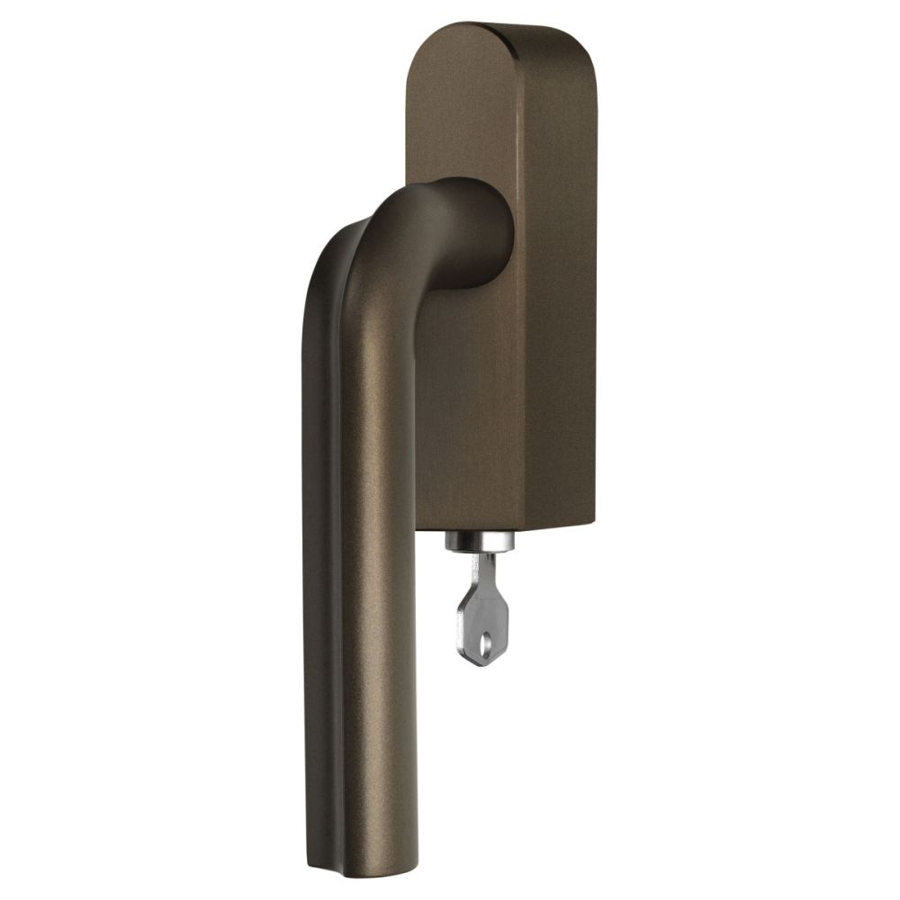 Draaikiepgarnituur David Rockwell ECLIPSE DR100-DKLOCK-O afsluitbaar linksdraaiend - brons