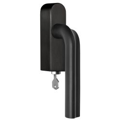 Draaikiepgarnituur David Rockwell ECLIPSE DR100-DKLOCK-O afsluitbaar rechtsdraaiend - PVD mat zwart