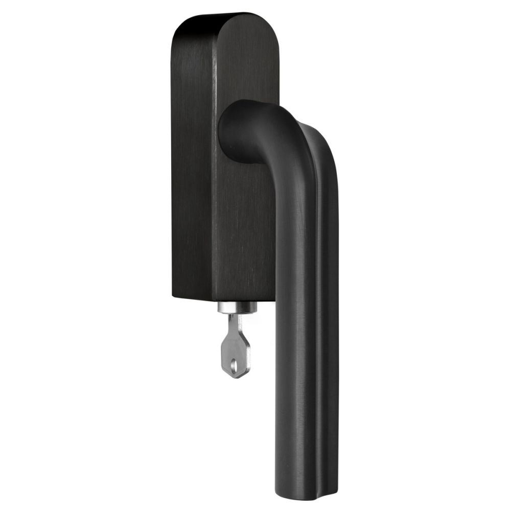 Draaikiepgarnituur David Rockwell ECLIPSE DR100-DKLOCK-O afsluitbaar rechtsdraaiend - PVD mat zwart