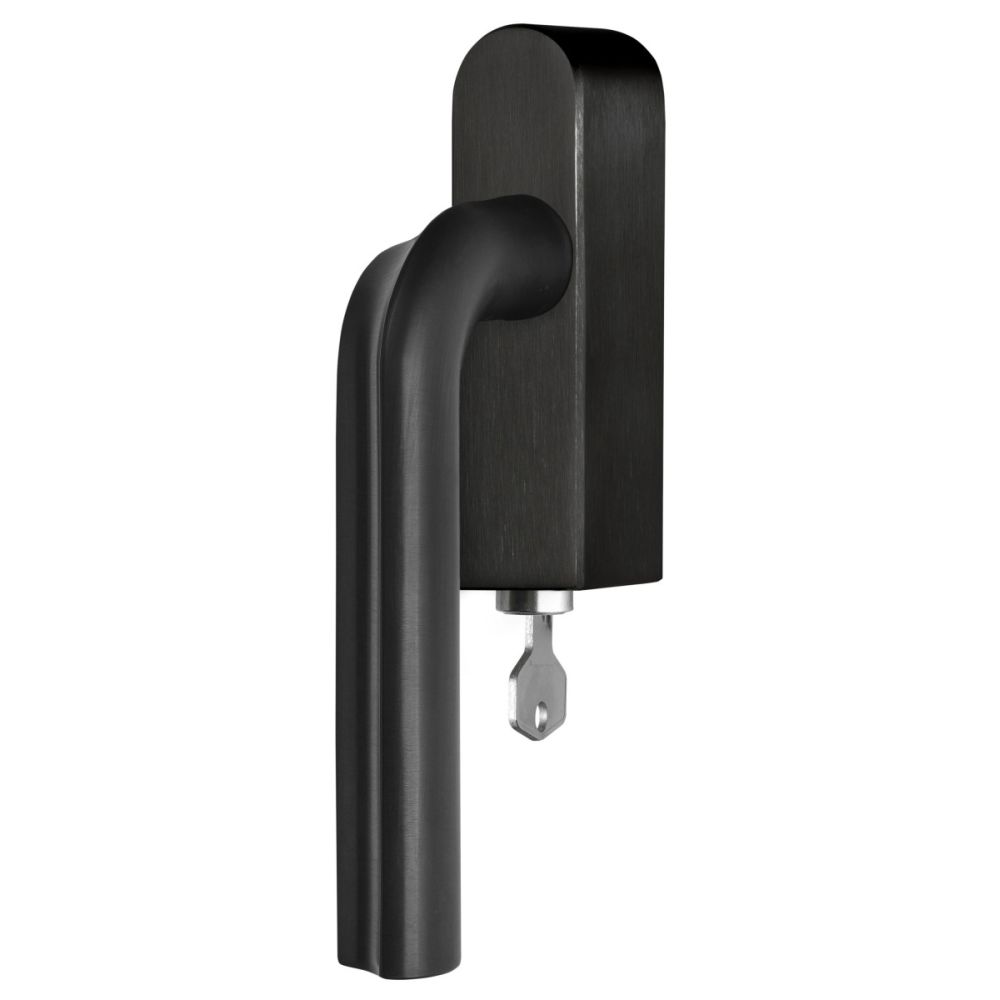 Draaikiepgarnituur David Rockwell ECLIPSE DR100-DKLOCK-O afsluitbaar linksdraaiend - PVD mat zwart