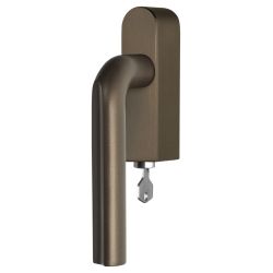 Draaikiepgarnituur David Rockwell ECLIPSE DR101-DKLOCK-O afsluitbaar linksdraaiend - brons