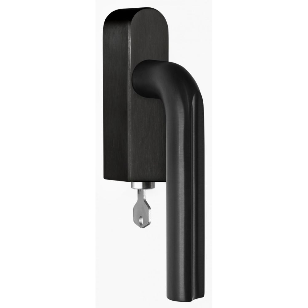 Draaikiepgarnituur David Rockwell ECLIPSE DR101-DKLOCK-O afsluitbaar rechtsdraaiend - PVD mat zwart