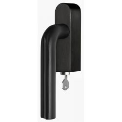 Draaikiepgarnituur David Rockwell ECLIPSE DR101-DKLOCK-O afsluitbaar linksdraaiend - PVD mat zwart