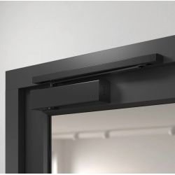 AXA 7511 deurdranger met glijarm duwzijde sluitkracht 3-6 - zwart