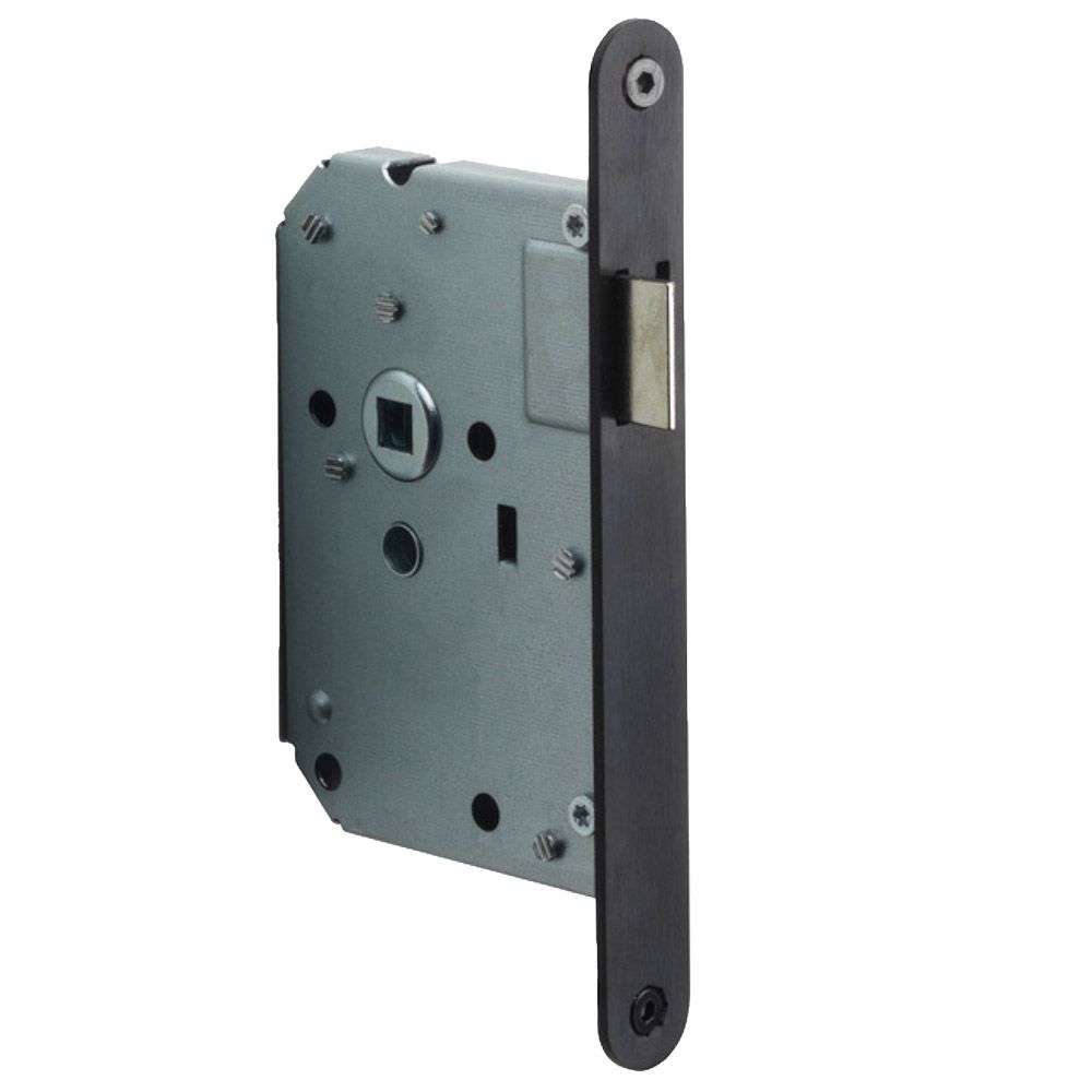 Formani Basics LBLASFC loopdeurslot afgerond - PVD mat zwart/PVD gunmetal