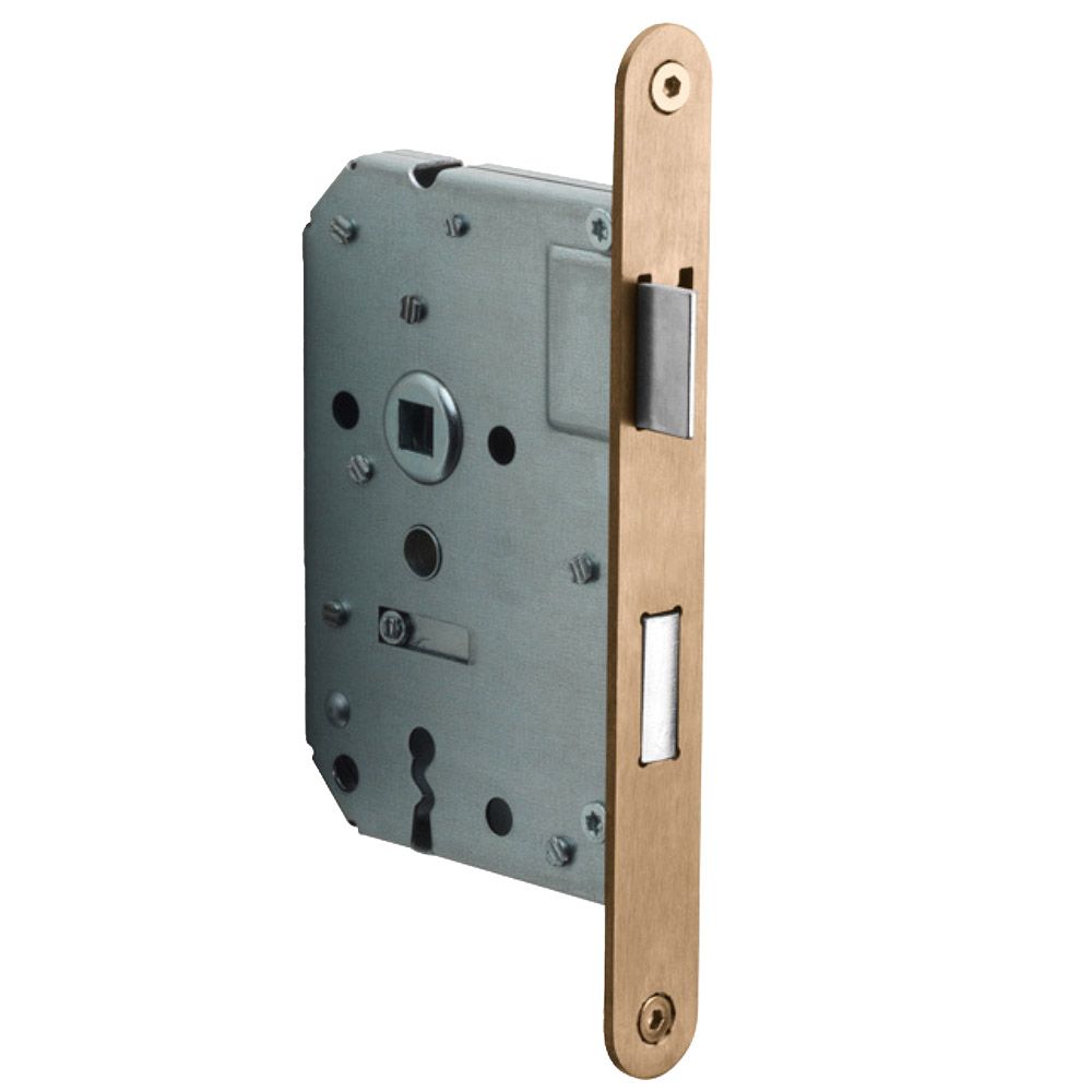 Formani Basics LBLAN56 klavier/sleutel dag en nachtslot afgerond - PVD licht brons