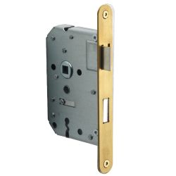 Formani Basics LBLAN56 klavier/sleutel dag en nachtslot afgerond - PVD mat goud