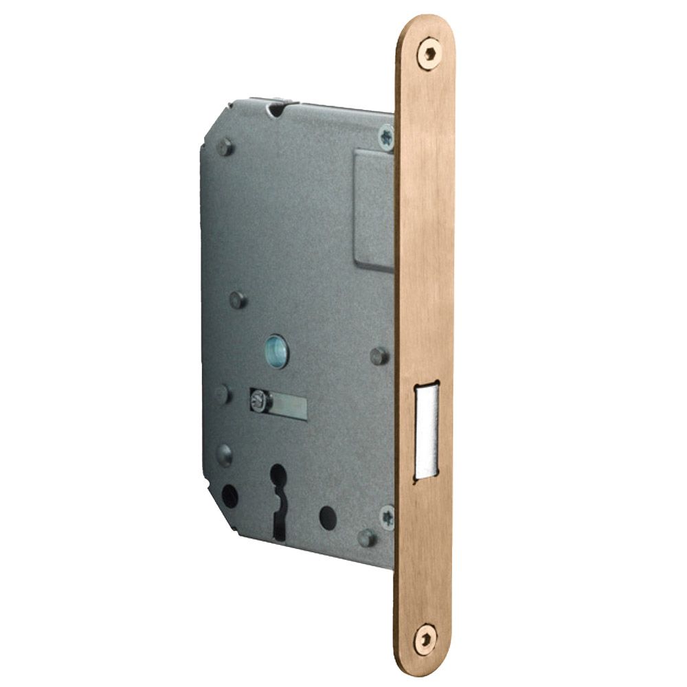 Formani Basics LBLKAN56 kastdeurslot met sleutel afgerond - PVD licht brons