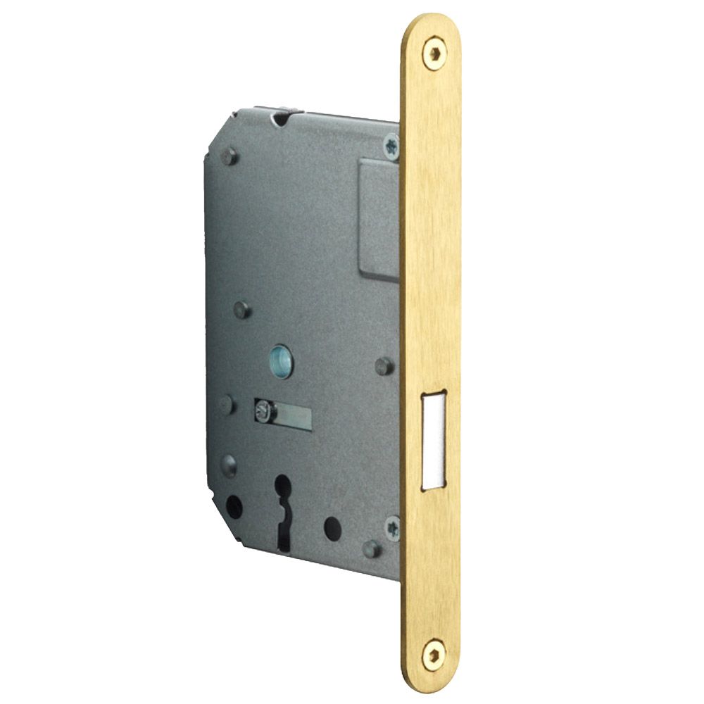 Formani Basics LBLKAN56 kastdeurslot met sleutel afgerond - PVD mat goud