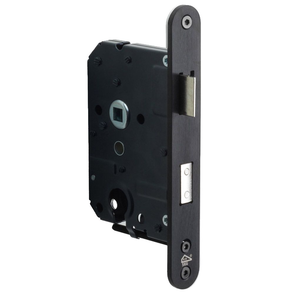 Formani Basics LBLSAY55 veiligheidsslot voor buitendeuren profielcilindergat 55mm SKG** afgerond - PVD mat zwart/PVD gunmetal