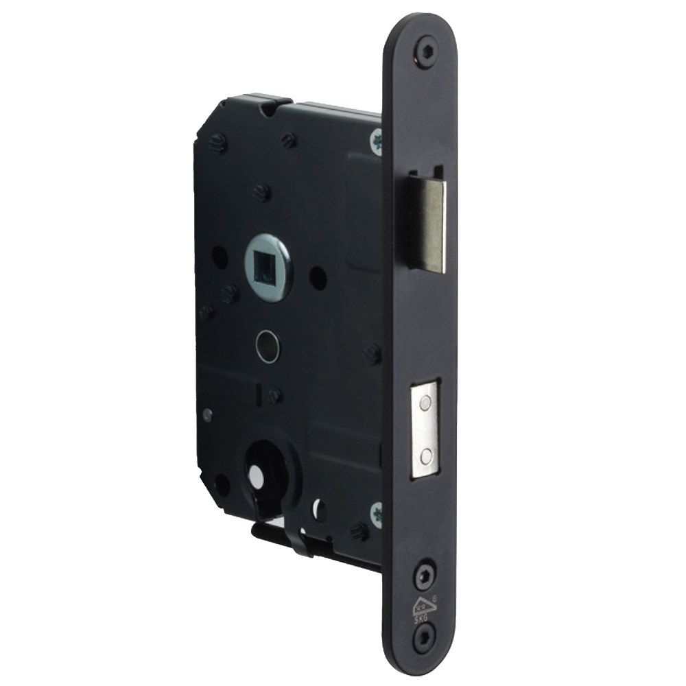 Formani Basics LBLSAY55 veiligheidsslot voor buitendeuren profielcilindergat 55mm SKG** afgerond - mat zwart