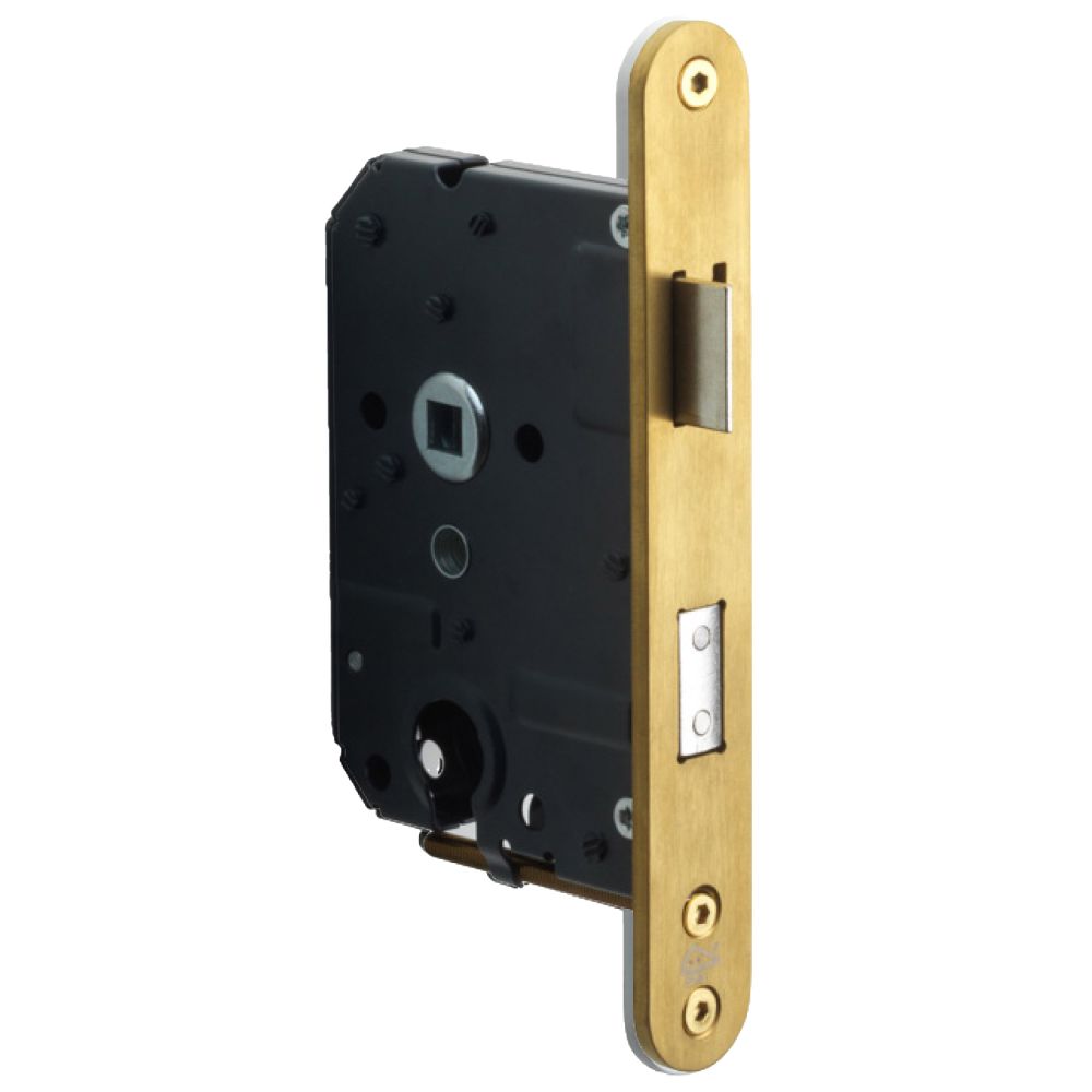 Formani Basics LBLSAY55 veiligheidsslot voor buitendeuren profielcilindergat 55mm SKG** afgerond - PVD mat goud