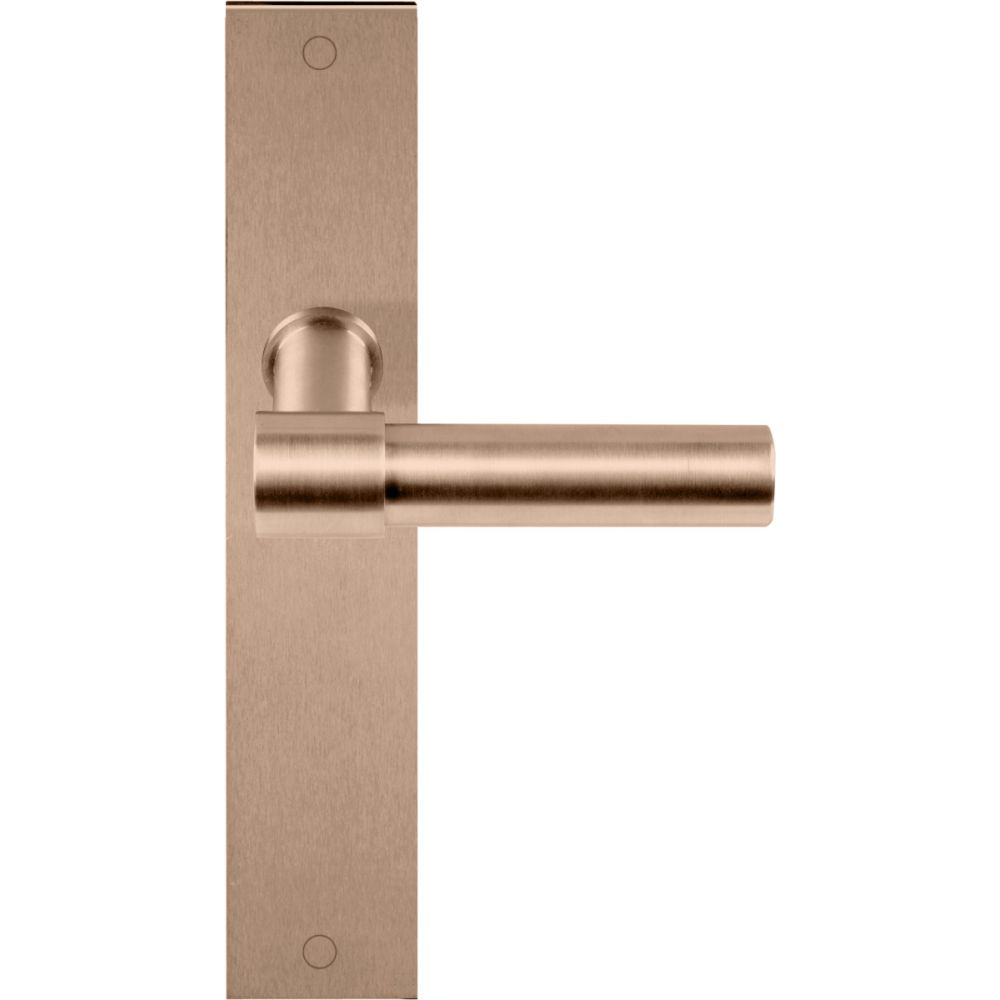 Deurkruk Piet Boon ONE PBL20P236SFC op schild - PVD licht brons