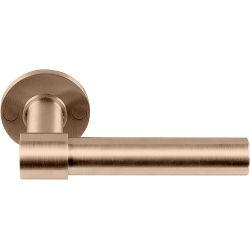 Deurkruk Piet Boon ONE PBL20XL/50 geveerd op rozet - PVD licht brons