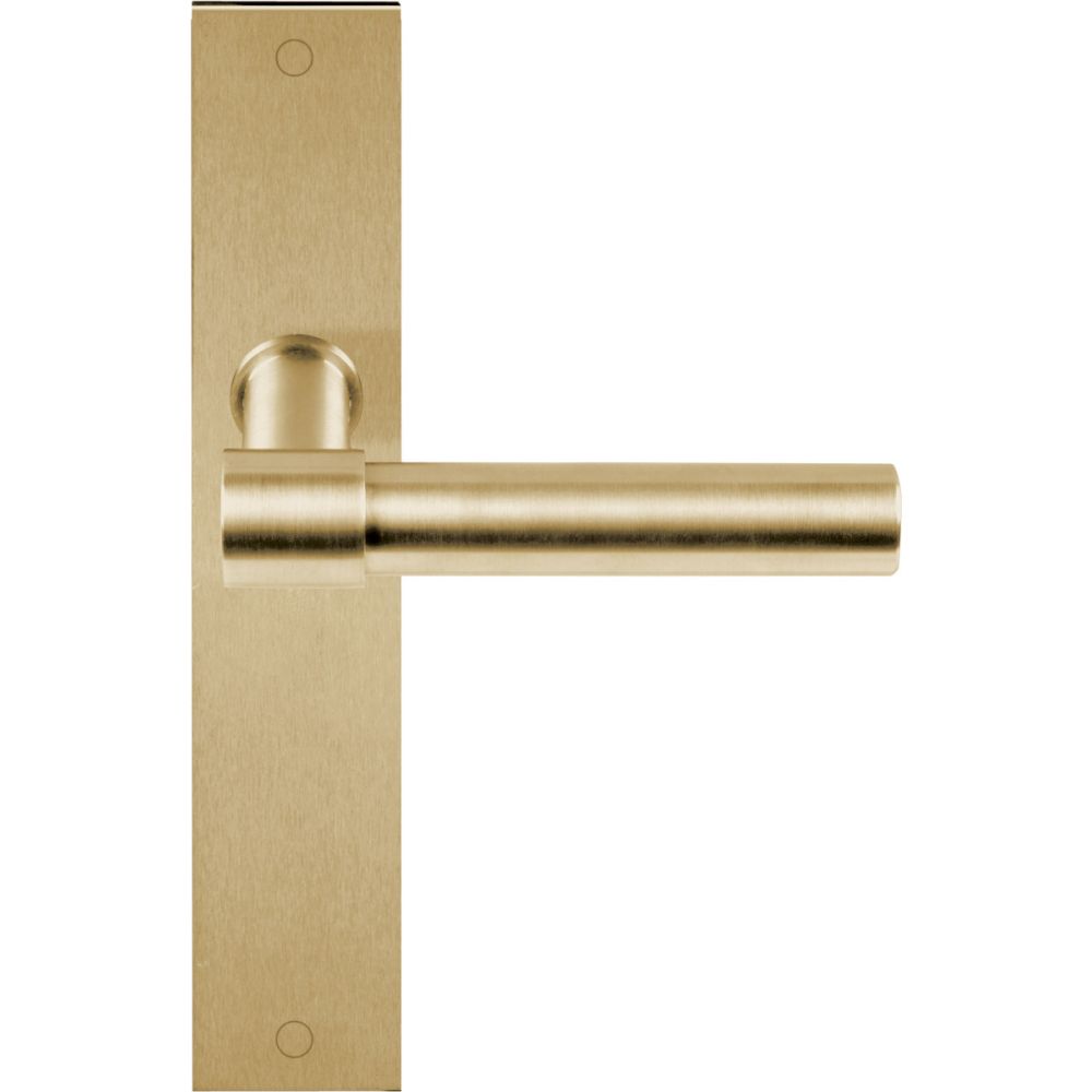 Deurkruk Piet Boon ONE PBL20XLP236SFC op schild - PVD mat goud