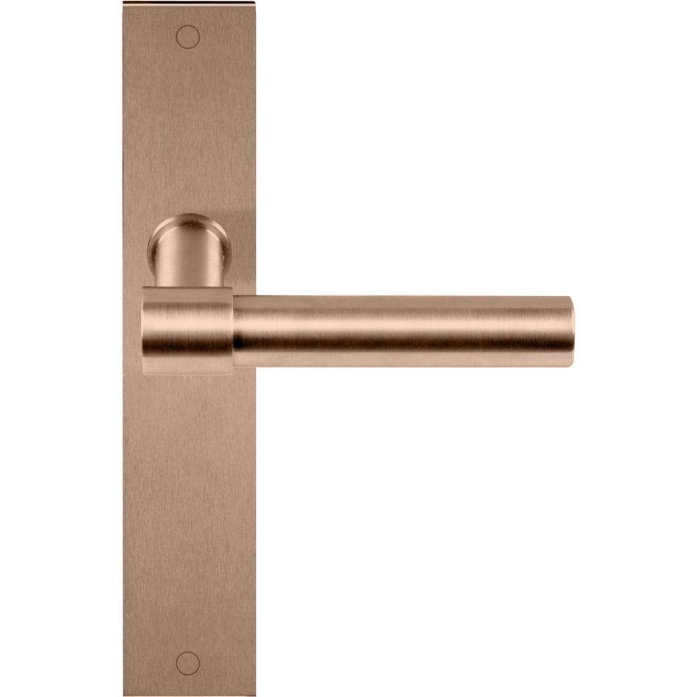 Deurkruk Piet Boon ONE PBL20XLP236SFC op schild - PVD licht brons