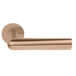 Deurkruk Piet Boon INC PBI102-G op rozet - PVD licht brons