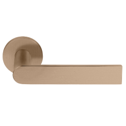 Deurkruk Piet Boon ARC PBA101-G deurkruk geveerd op rozet - PVD licht brons