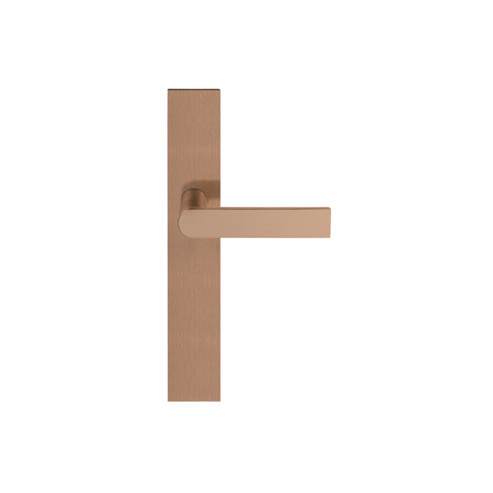 Deurkruk Piet Boon ARC PBA100P236SFC op schild - PVD licht brons