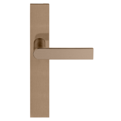 Deurkruk Piet Boon ARC PBA101P236SFC deurkruk op schild - PVD licht brons