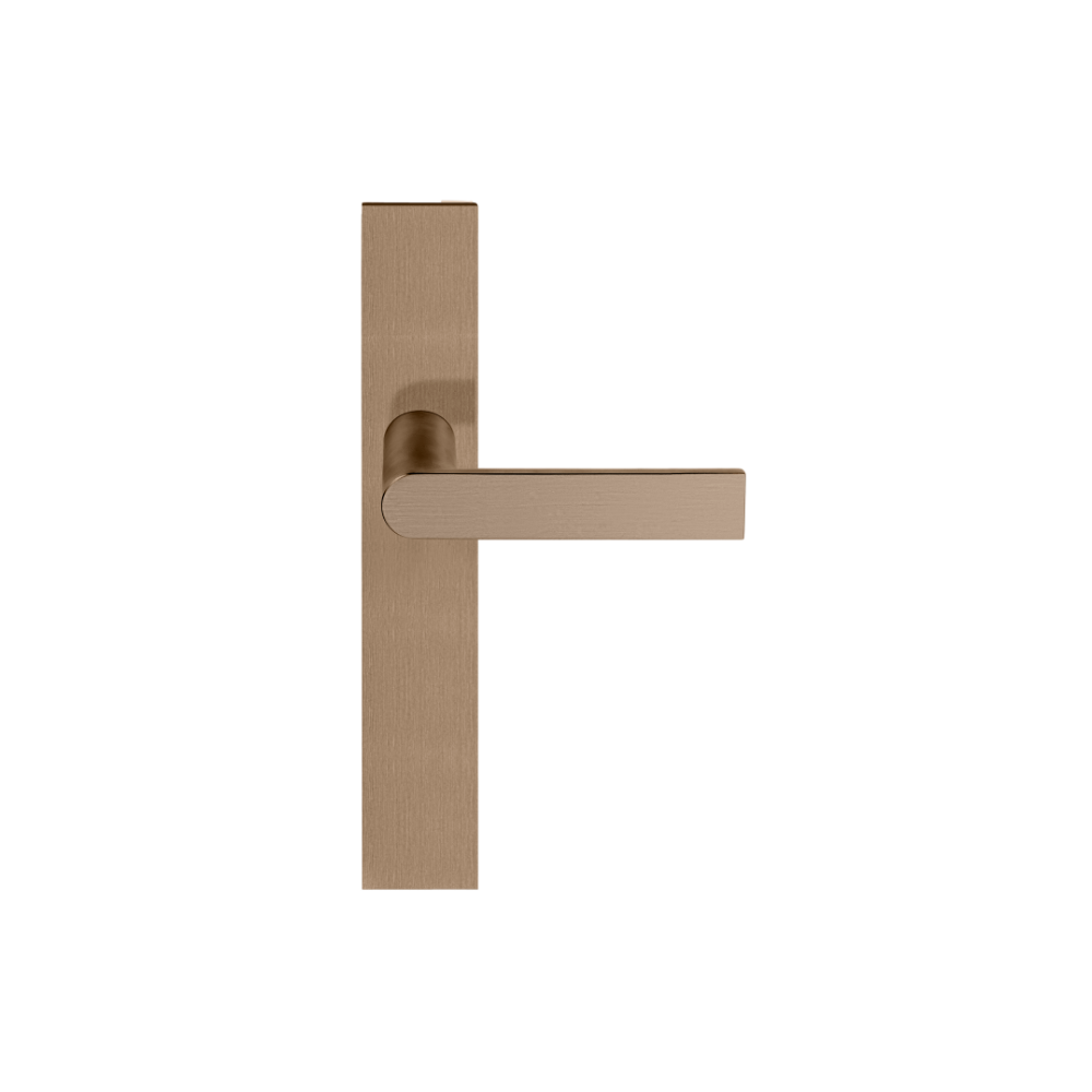 Deurkruk Piet Boon ARC PBA101P236SFC deurkruk op schild - PVD licht brons