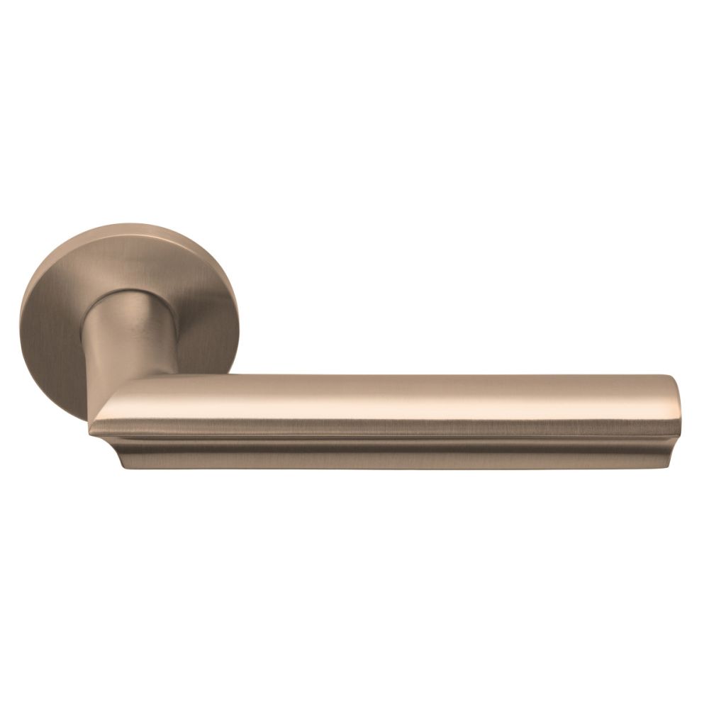 Deurkruk David Rockwell ECLIPSE DR102-G geveerd op rozet - PVD licht brons