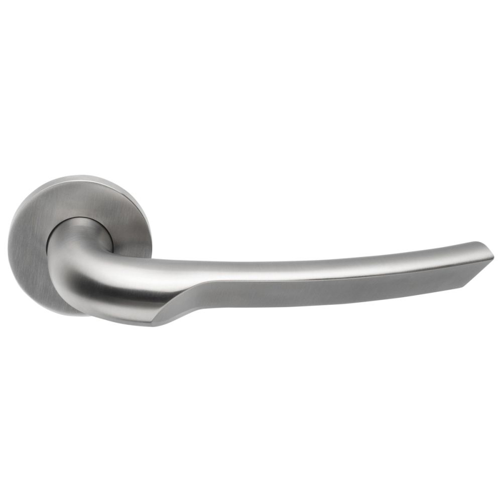 Deurkruk Rivio by Gensler GL1021-G deurkruk geveerd op rozet - mat RVS