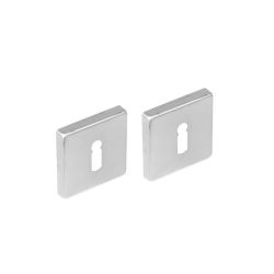 Intersteel rozetten vierkant met sleutelgat losse veer met 7mm nokken 53x8mm - RVS