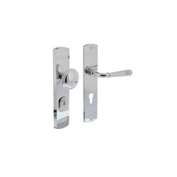 Intersteel voordeurbeslag Helena PC72mm met kerntrekbeveiliging - chroom