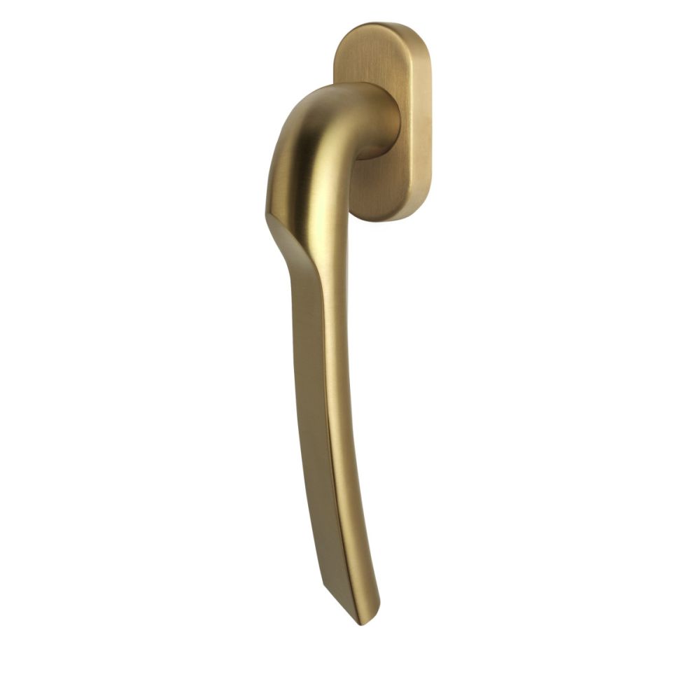 Formani Rivio by Gensler GL102-DK-O draaikiepgarnituur niet afsluitbaar rechtsdraaiend - PVD mat goud