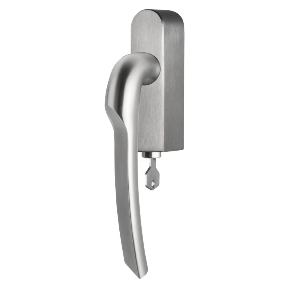 Formani Rivio by Gensler GL102-DKLOCK-O draaikiepgarnituur afsluitbaar rechtsdraaiend - mat RVS