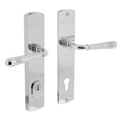 Intersteel achterdeurbeslag Helena PC92mm met kerntrekbeveiliging - chroom