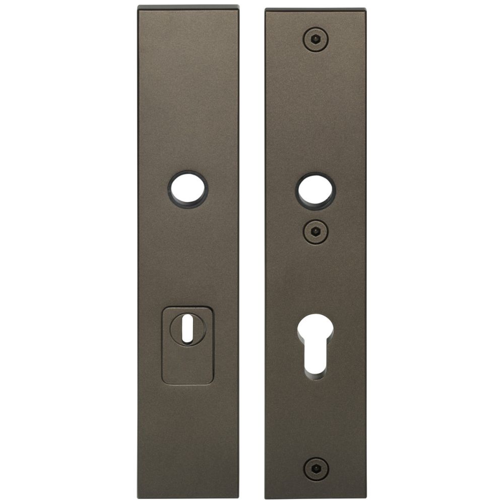 Formani Square LSQSM-50KT massieve veiligheidsschilden met kerntrekbeveiliging kruk/kruk SKG*** PC72 - brons