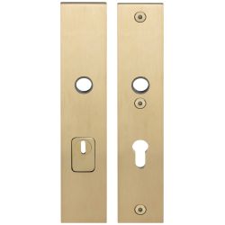 Formani Square LSQSM-50KT massieve veiligheidsschilden met kerntrekbeveiliging kruk/kruk SKG*** PC72 - PVD mat goud