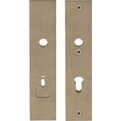 Formani Square LSQSM-50KT massieve veiligheidsschilden met kerntrekbeveiliging kruk/kruk SKG*** PC72 - PVD licht brons