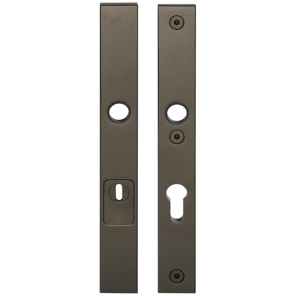 Formani Square LSQSM-28KT massieve veiligheidsschilden met kerntrekbeveiliging kruk/kruk SKG*** PC72 - brons