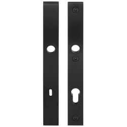 Formani Square LSQSM-28KT massieve veiligheidsschilden met kerntrekbeveiliging kruk/kruk SKG*** PC92 - PVD mat zwart