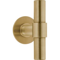 Formani Piet Boon ONE PBT100V massieve voordeurknop vast op rozet - PVD mat goud