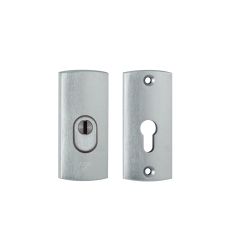 AXA Curve veiligheidsrozetten gebogen met kerntrekbeveiliging SKG3 - aluminium