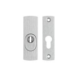 AXA Curve veiligheidsrozetten smal gebogen met kerntrekbeveiliging SKG3 - aluminium