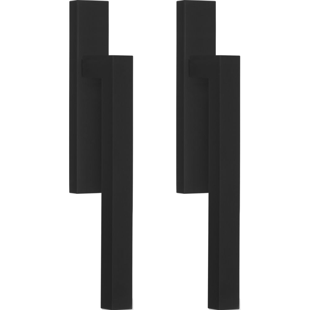 Formani Square LSQ230PAY hefschuifdeurbeslag paarsgewijze set PC69 - mat zwart